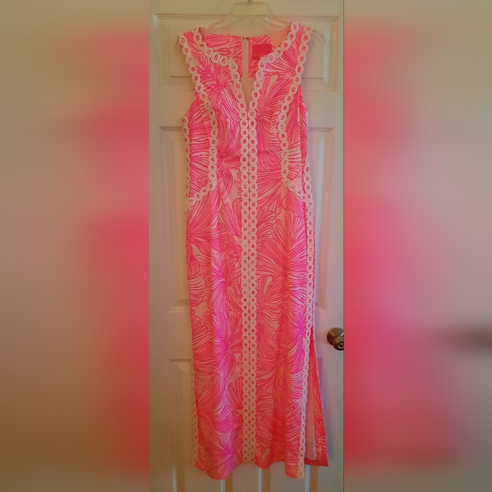 Lilly pulitzer full length shift dress